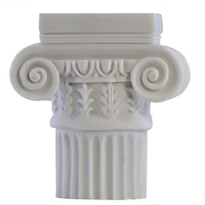 Ionische Ordnung Säule Säule Sockel Sockel Sockel für kleine Statuen Griechisch Römische Marmor Skulptur