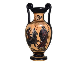 Dieu grec Hermès et Dionysos Vase Pot Poterie en céramique de la Grèce antique