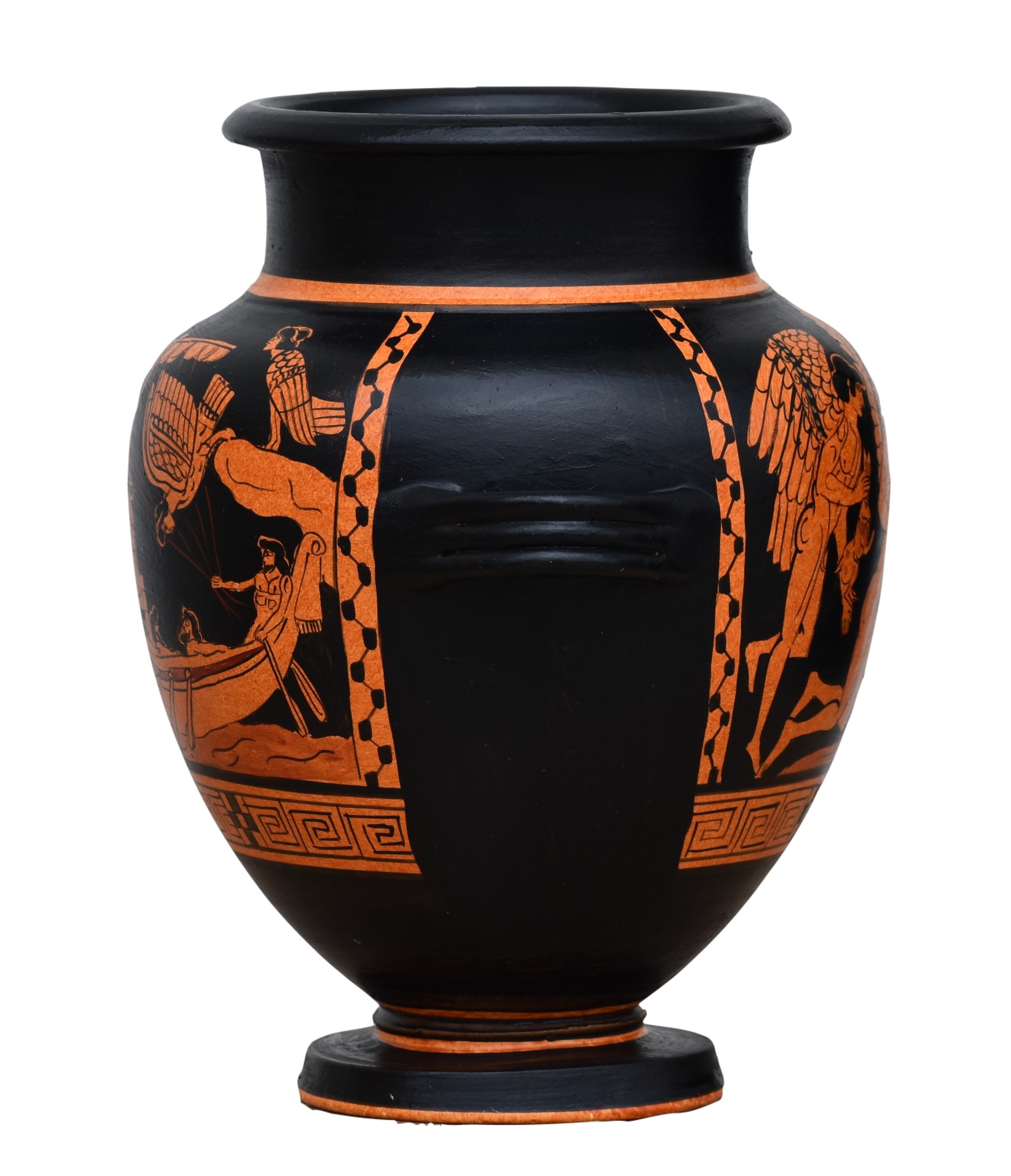 Odysseus & Sirens Stamnos Ancient Greek Ceramic Vase Pottery Etsy UK