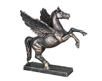 ペガサス馬像 ブロンズ製 古代ギリシャ ハンドメイド 博物館レプリカ