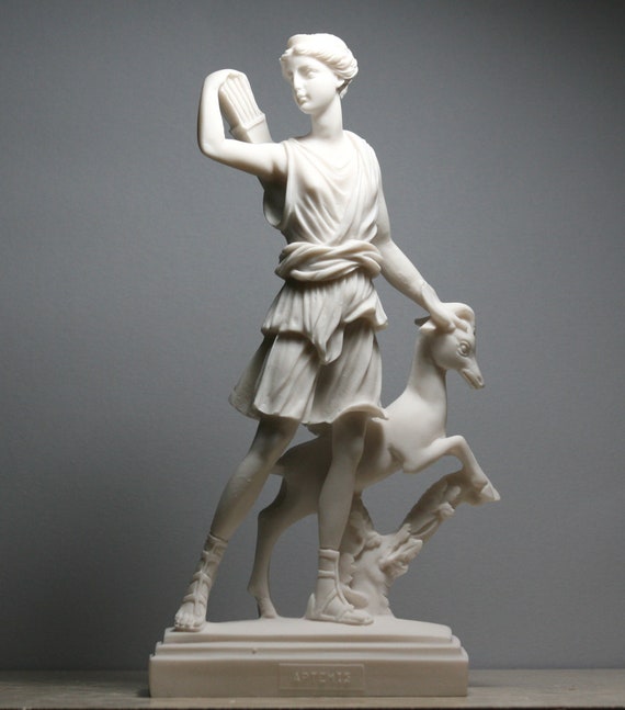 Diana Von Versailles Griechische Gottin Artemis Statue Etsy