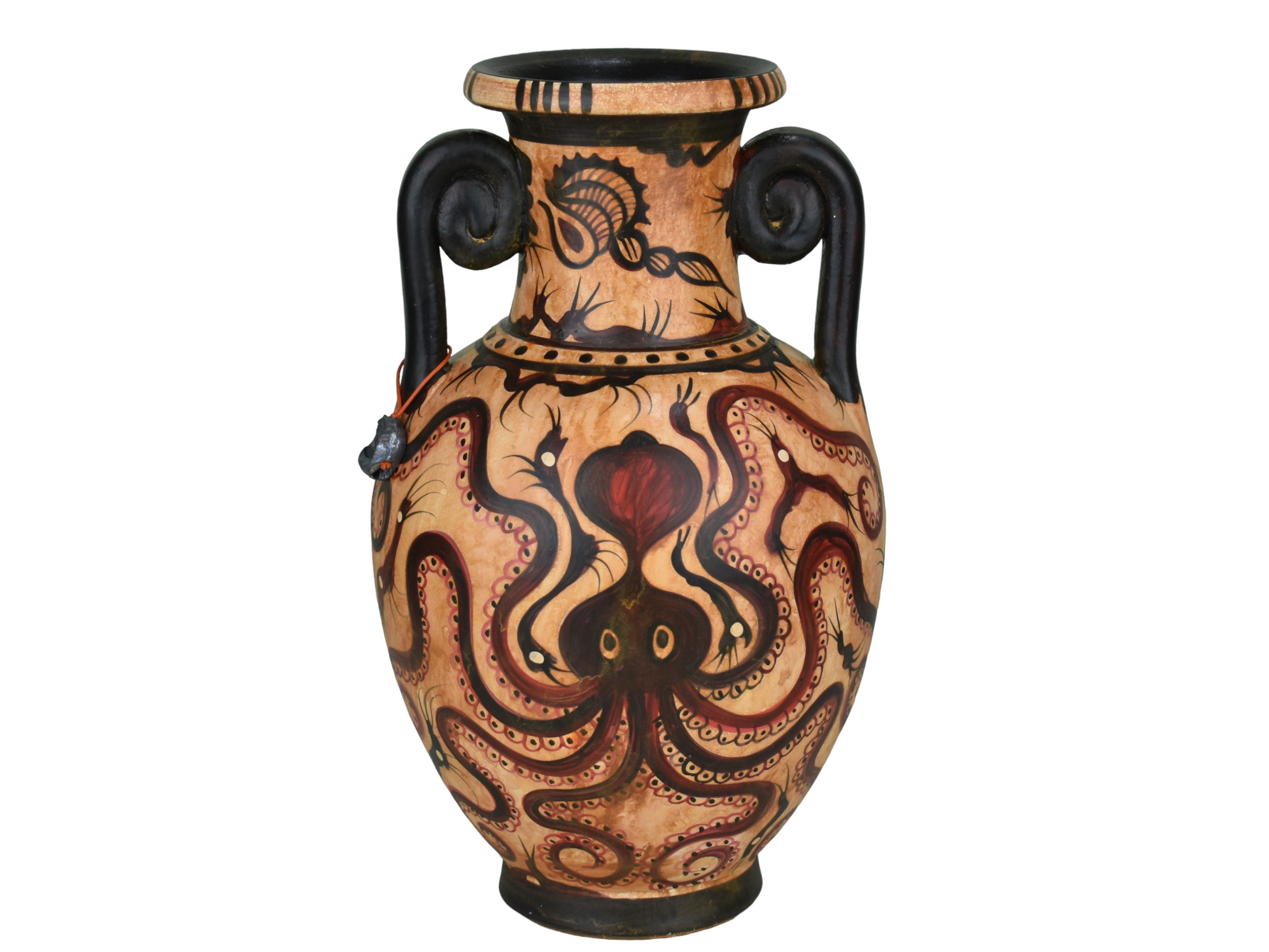 Minoan Vase Pottery Painting Octopus Ancient Greek Crete Ceramic Knossos