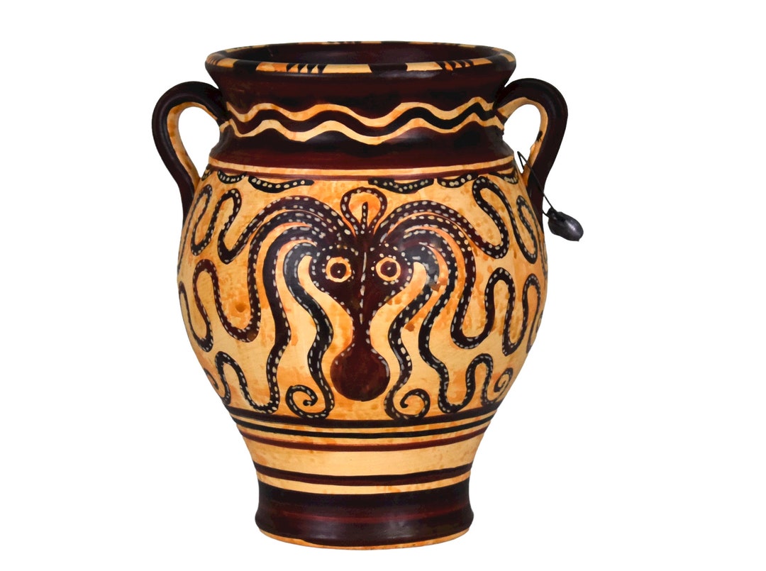 ミケーネのタコの花瓶 海洋スタイル 古代ギリシャの陶器 - Etsy 日本