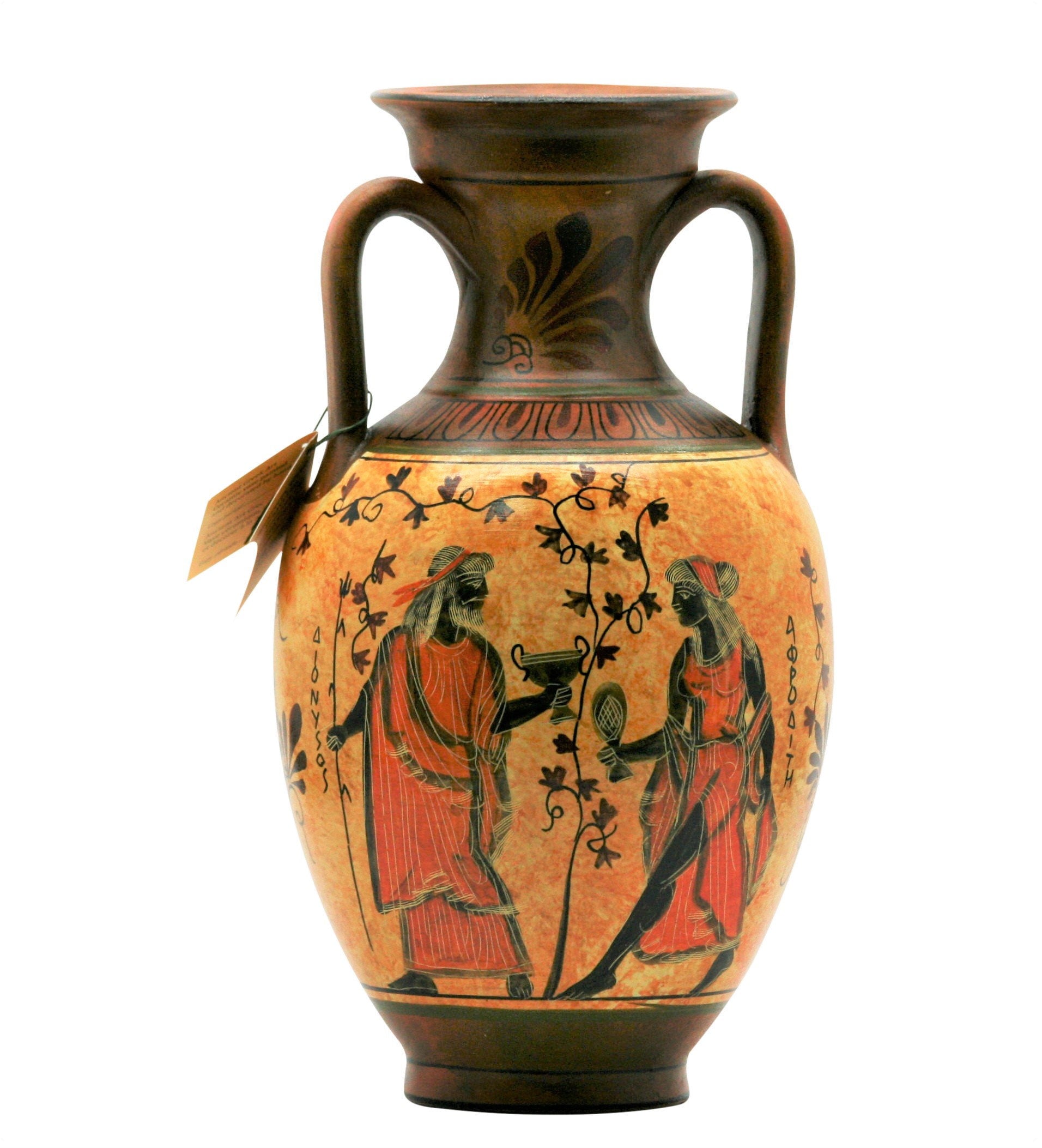 Ancient Greek Vase Amphora Goddess Athena Aphrodite & God Etsy