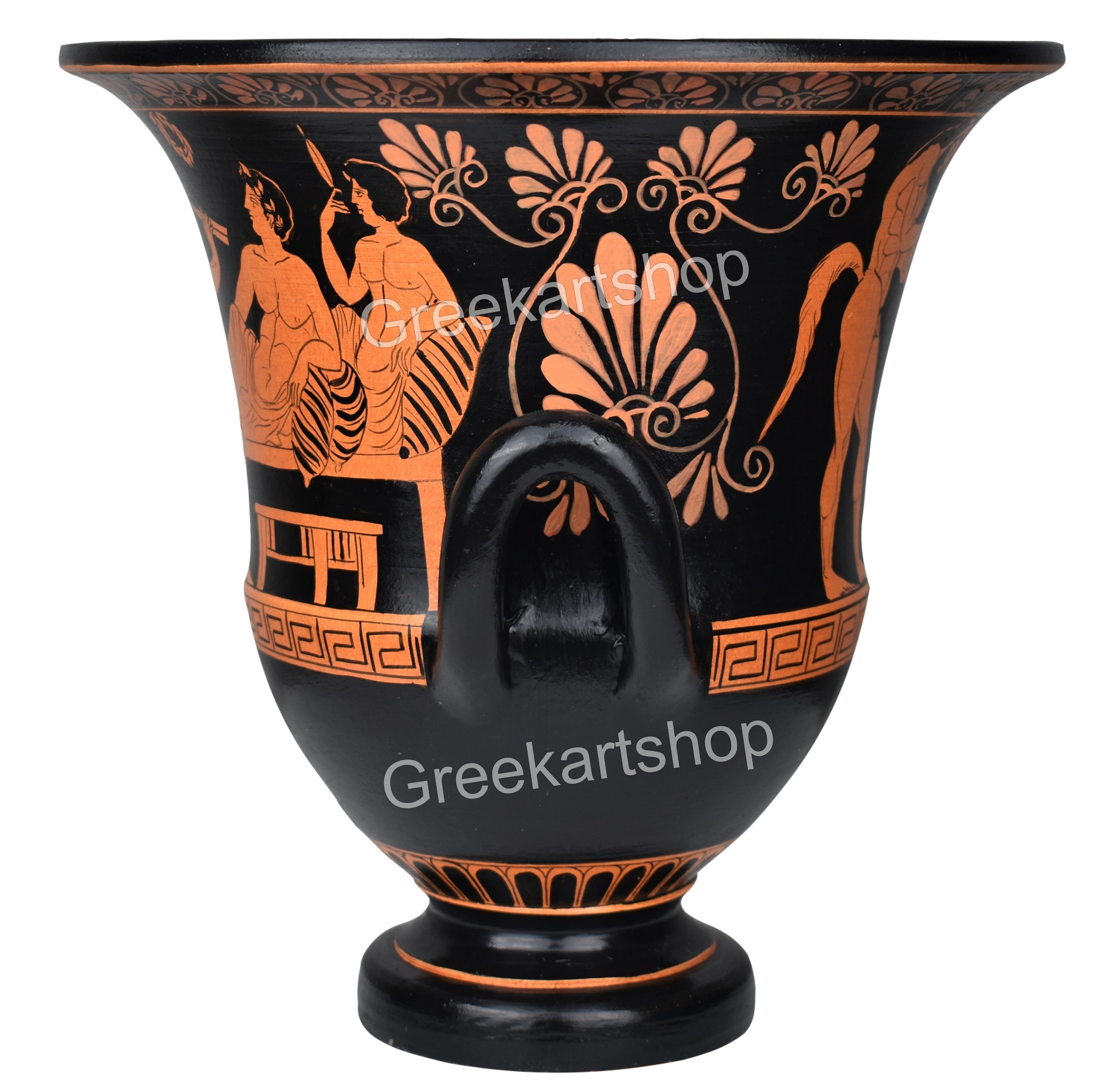 ローマの饗宴、クラテル、花瓶、音楽家、古代ギリシャ、ローマの陶器