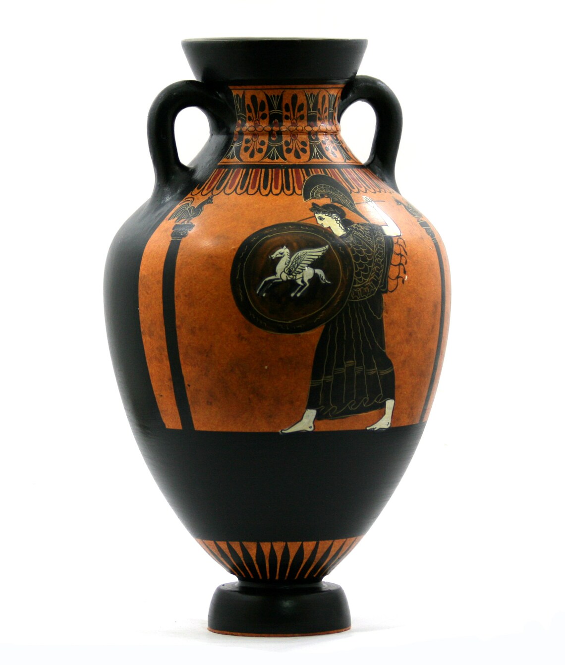 Panathenaic Prize Amphora Runners Ancient Greek Vase Ceramic Etsy