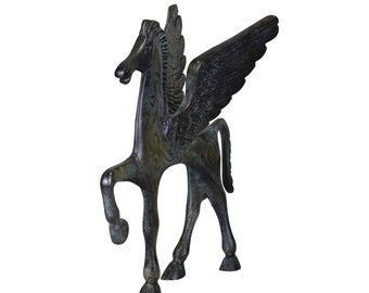 PEGASOS ペガサス 不滅の翼を持つ馬 古代ギリシャ彫刻 本物のブロンズ