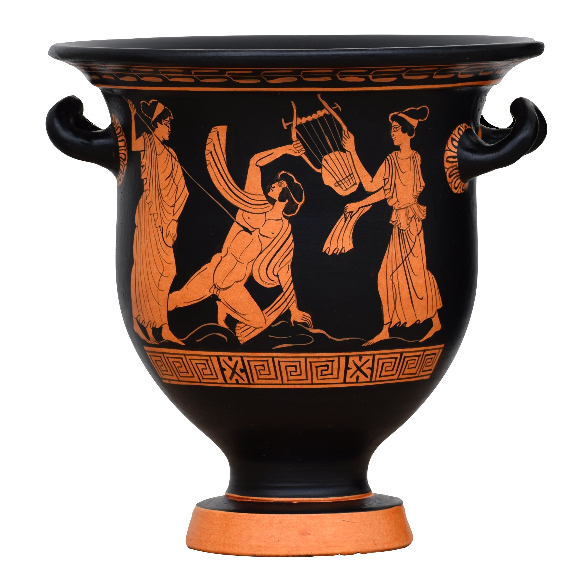 オルフェウスの死 クラテル花瓶 古代ギリシャ陶器 ディオニュソスと