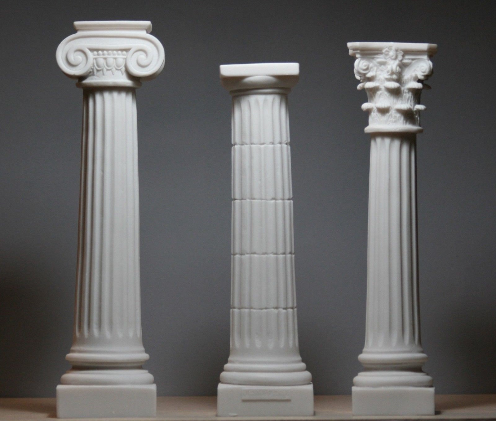 SET 3 Columnas Pilares Jónico dórico Orden Corintio - Etsy España