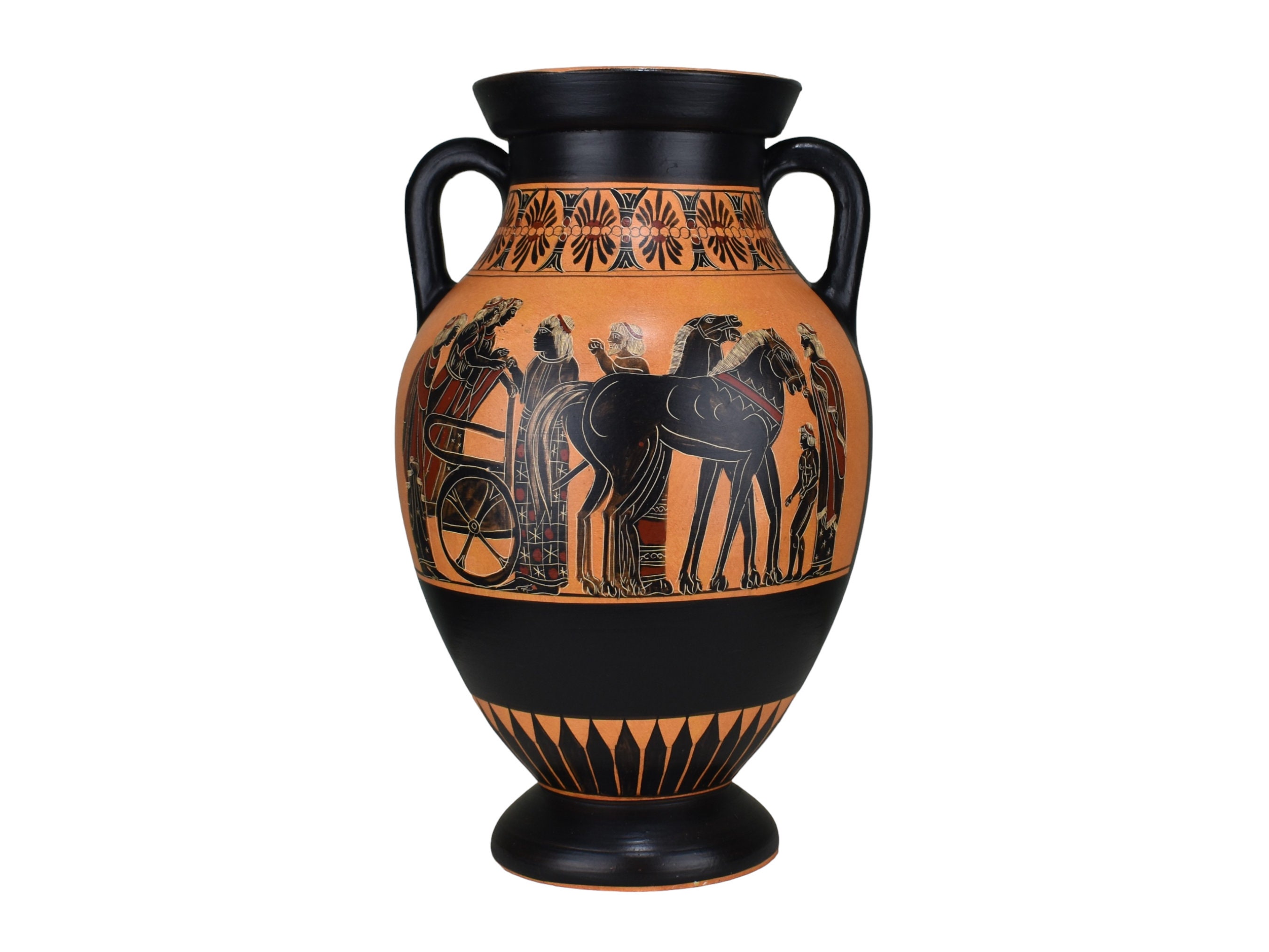 古代ギリシャ美術　アンフォラ　水注　花瓶　置物　複製品 古代ギリシャ美術 アンフォラ 水注 花瓶 置物 複製品 しょうもなく