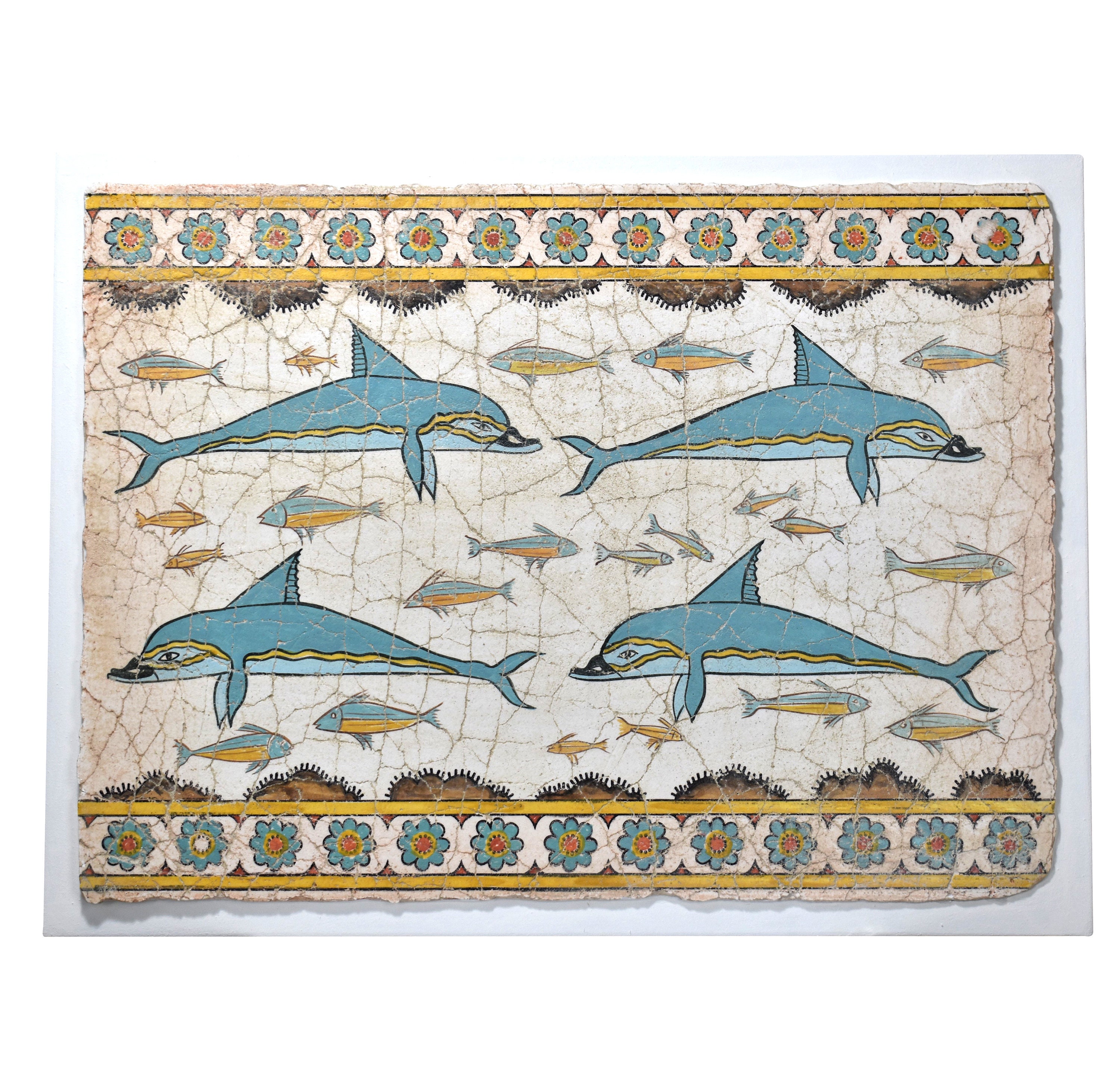 ミノアのイルカ クノッソス宮殿のフレスコ画（紀元前2000～1500年