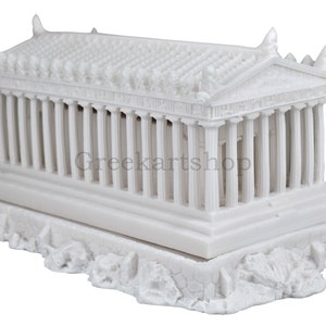 Parthenon Acropolis Athens Athena Temple Greek Cast Marble Sculpture Statue