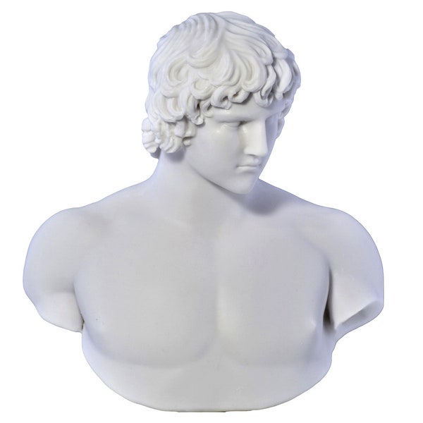 Antinous Farnese Emperor Hadrians Lover Greek Roman Statue Sculpture Cast Marble Copy