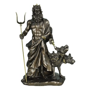 2004年 ギリシャ神 ケルベロスを連れたハデス（ハーデス) 置物 2004年 ギリシャ神 ケルベロスを連れたハデス（ハーデス) 置物