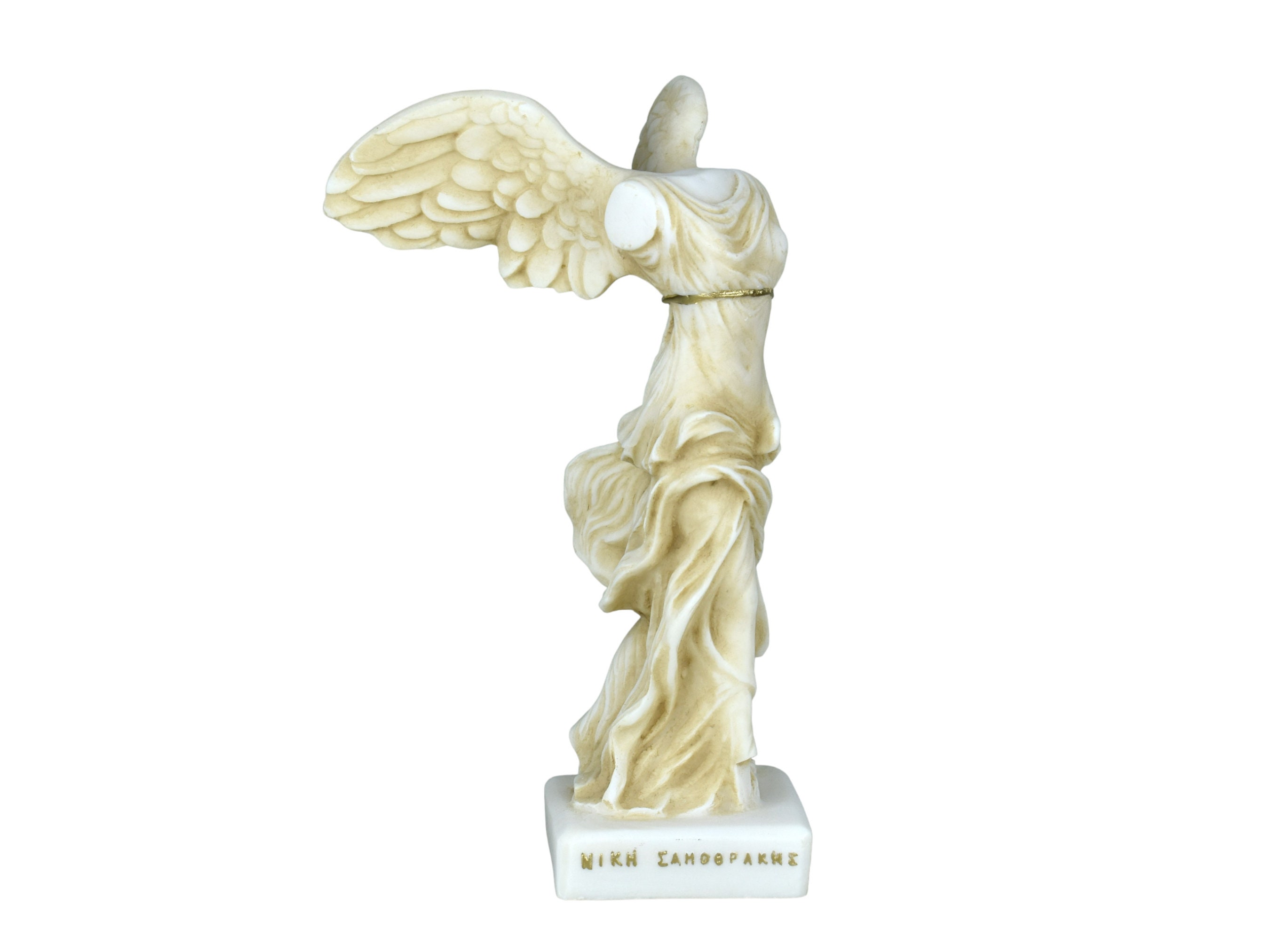 Winged Nike Victory of Samothrace Greek Goddess Statue