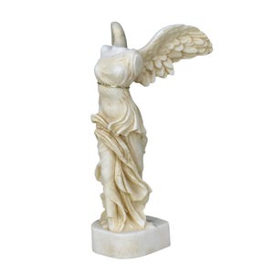 Winged Nike Victory of Samothrace Greek Goddess  Statue Sculpture 7.87inches - 20cm