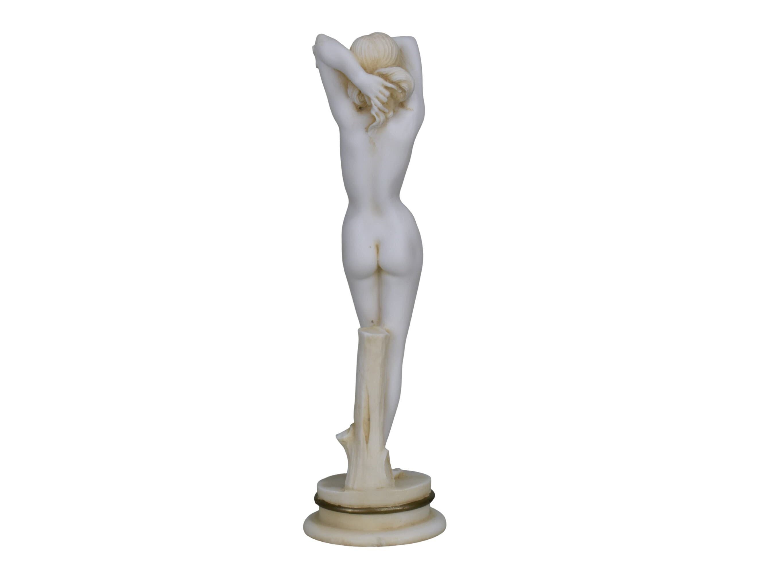 Naked Nude Female Woman Erotic Art Statue Sculpture Erotic Figure 9.45in - 24cm