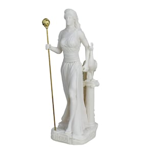 Hera Juno Greek Roman Goddess Queen of Gods Statue Sculpture figure 13 inches / 33 cm