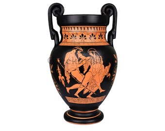 God Zeus seizes Ganymedes Vase Homosexual Gay Love Ancient Greek Pottery Ceramic