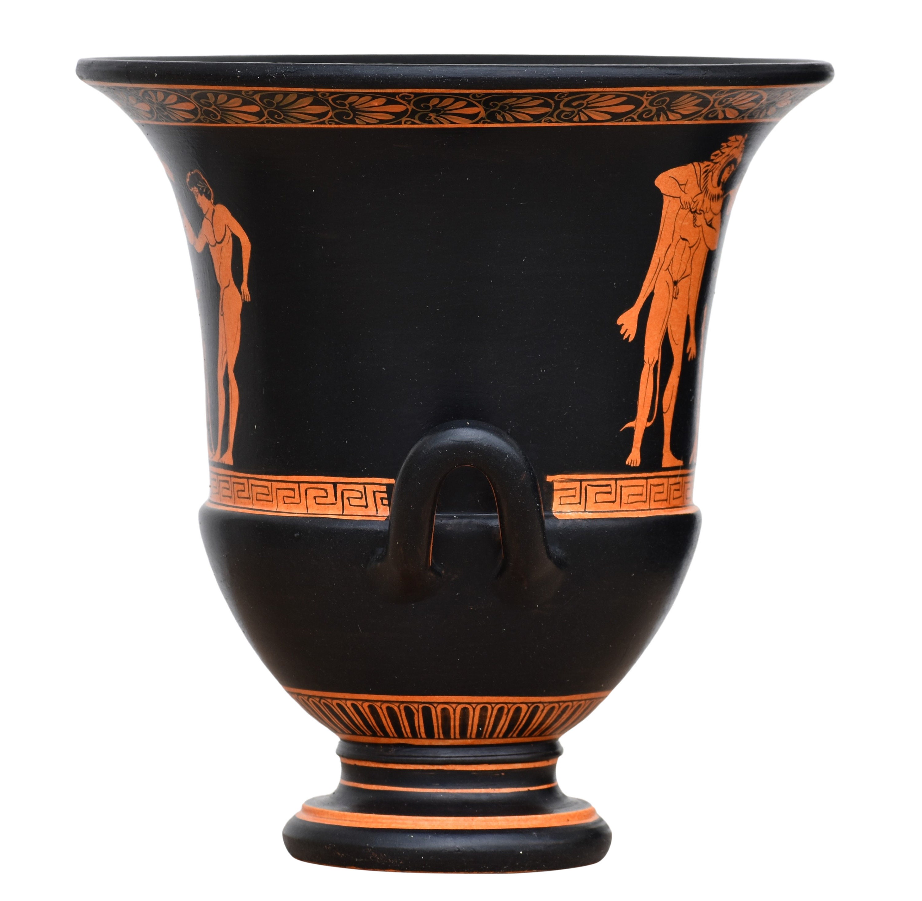 ガニュメデスとギリシャ神ゼウスのクラテル花瓶同性愛古代ギリシャ陶器