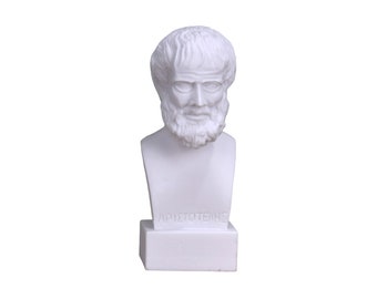 ARISTOTLE Greek Philosopher & Scientist  Bust Head Statue Sculpture  5.91in - 15cm