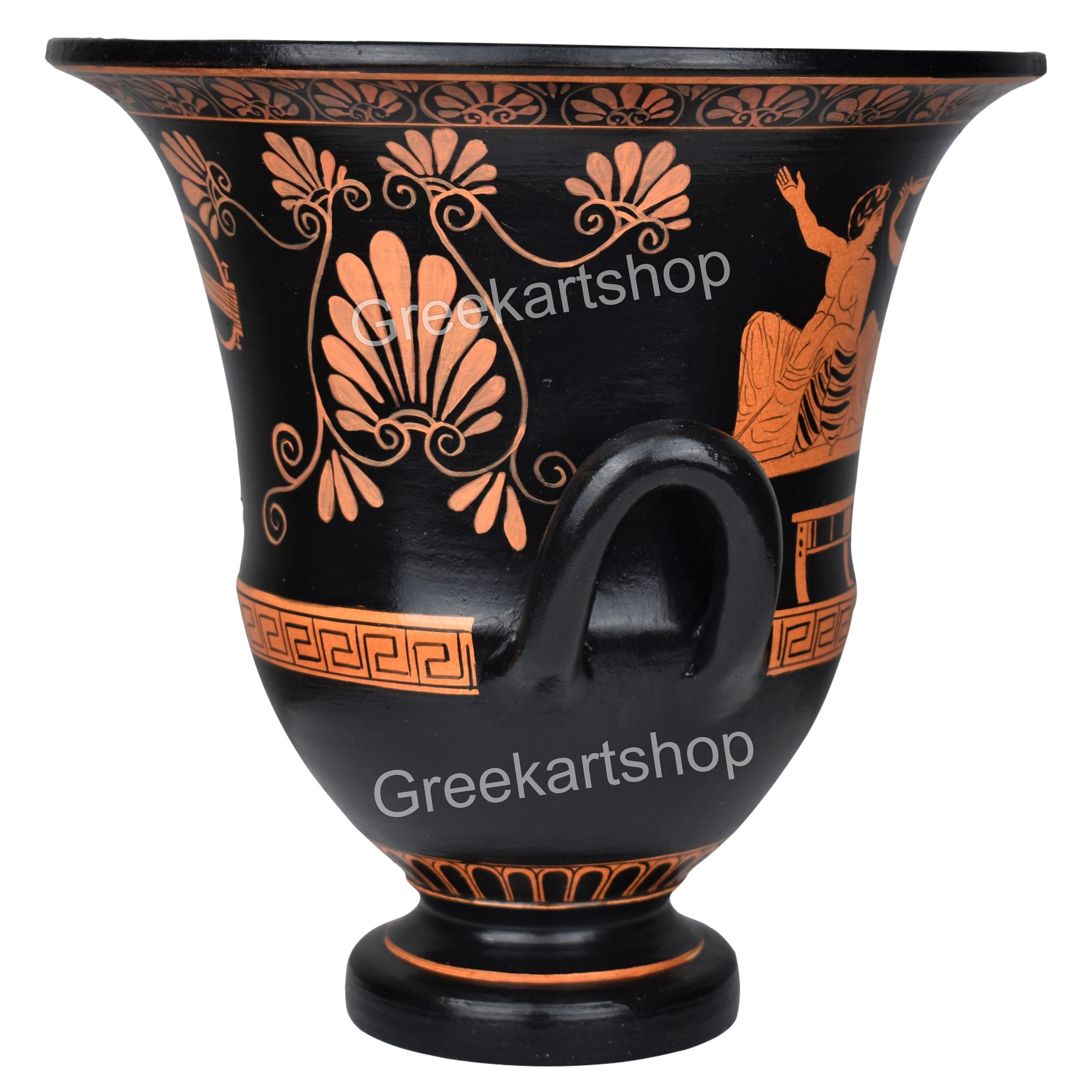 ローマの饗宴、クラテル、花瓶、音楽家、古代ギリシャ、ローマの陶器