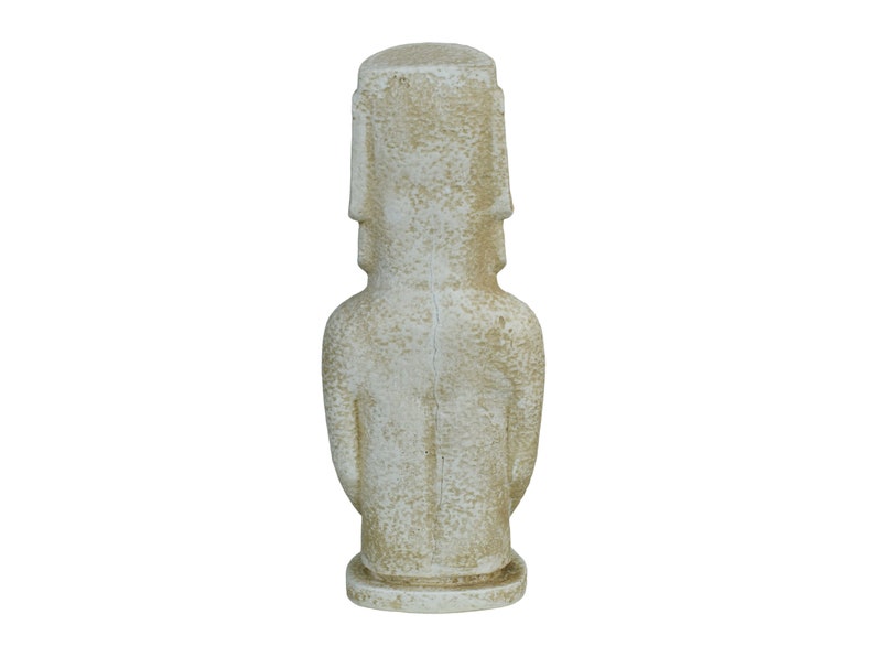 MOAI Sculpture Statue Figure Easter Island Hard Plaster - Etsy