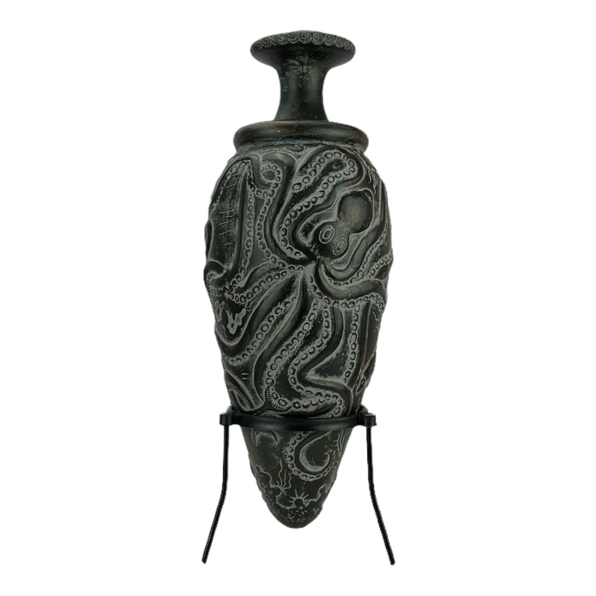 Amosfun 2 Pcs Octopus Vase Ornament Sea Animal Vase Clay Table V 並行輸入品 Octopus Vase Amphora Marine Style Minoan Pottery Knossos Museum