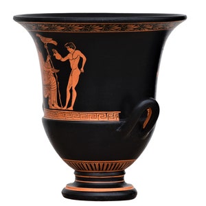 Ganymedes and Greek God Zeus Krater Vase Homosexual Love Ancient Greek
