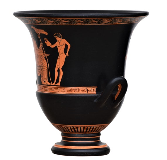 Ganymedes and Greek God Zeus Krater Vase Homosexual Love Ancient