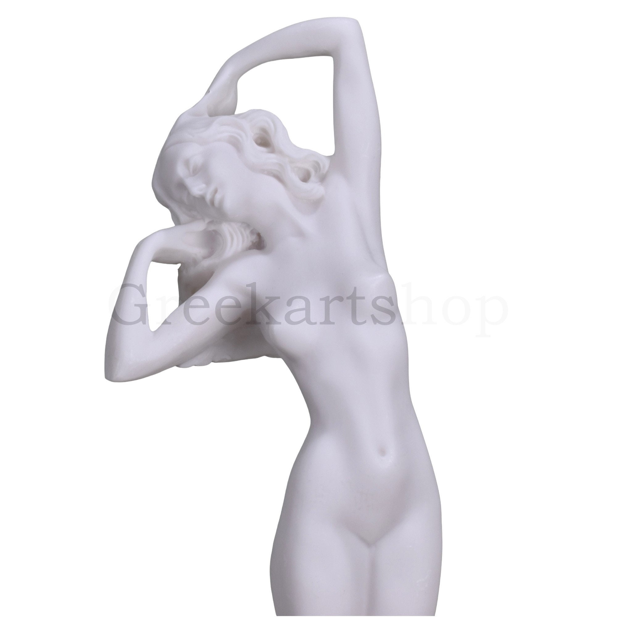 "Mir hebe nude-04  Large Goddess APHRODITE Nude Female Erotic Art Cast Marble Statue Sculpture  17in - 44cm - Etsy New Zealand