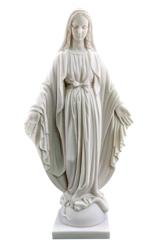 Sculpture Figurines Our Lady of Grace Virgin Mary Statue Unique Gift ...