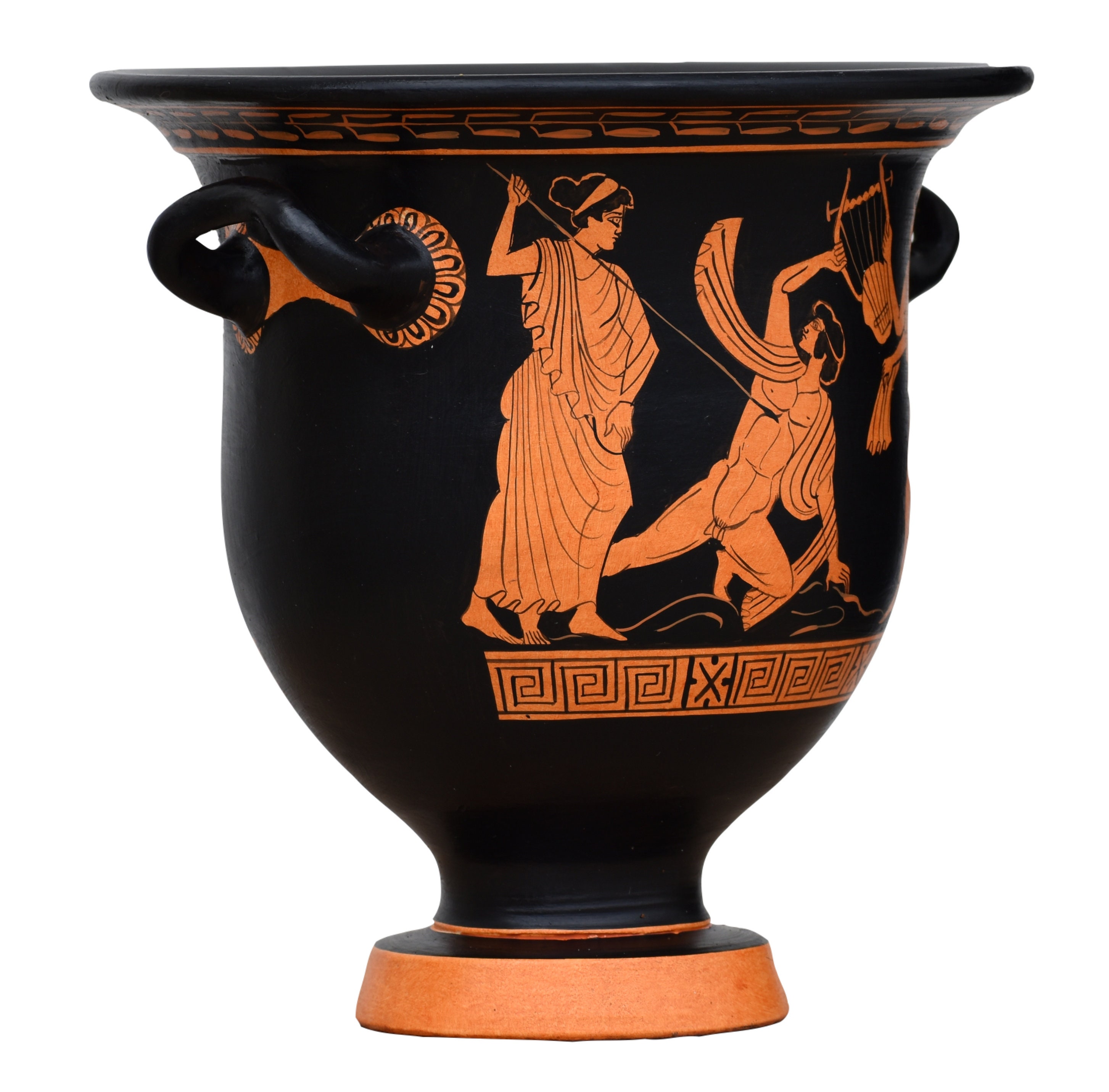 オルフェウスの死 クラテル花瓶 古代ギリシャ陶器 ディオニュソスと