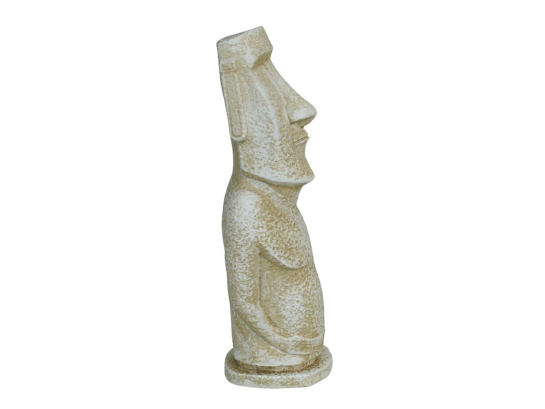 MOAI Sculpture Statue Figure Easter Island Hard Plaster - Etsy