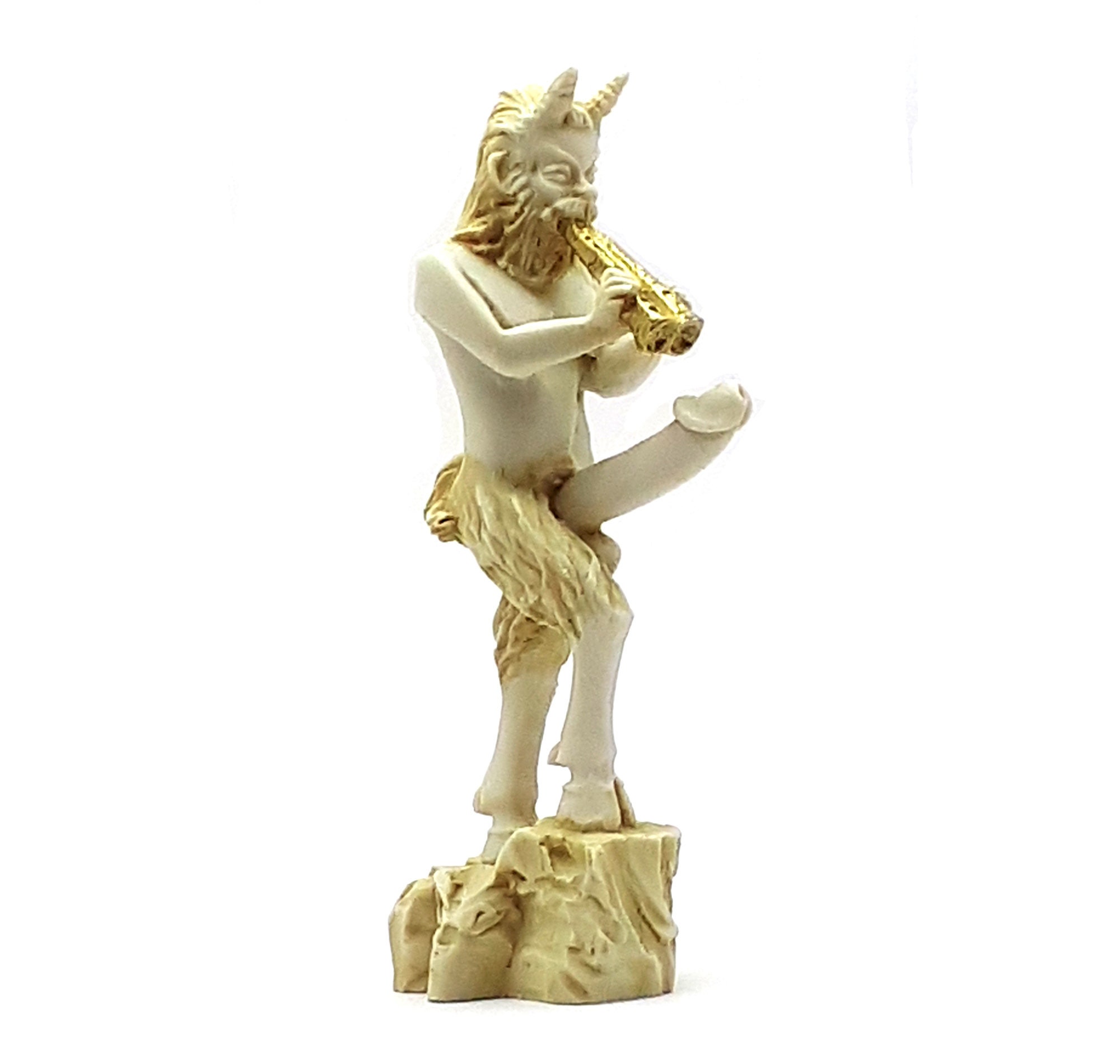 PAN Greek Nude God of Nature Faunus Phallus Statue Sculpture picture pic pic