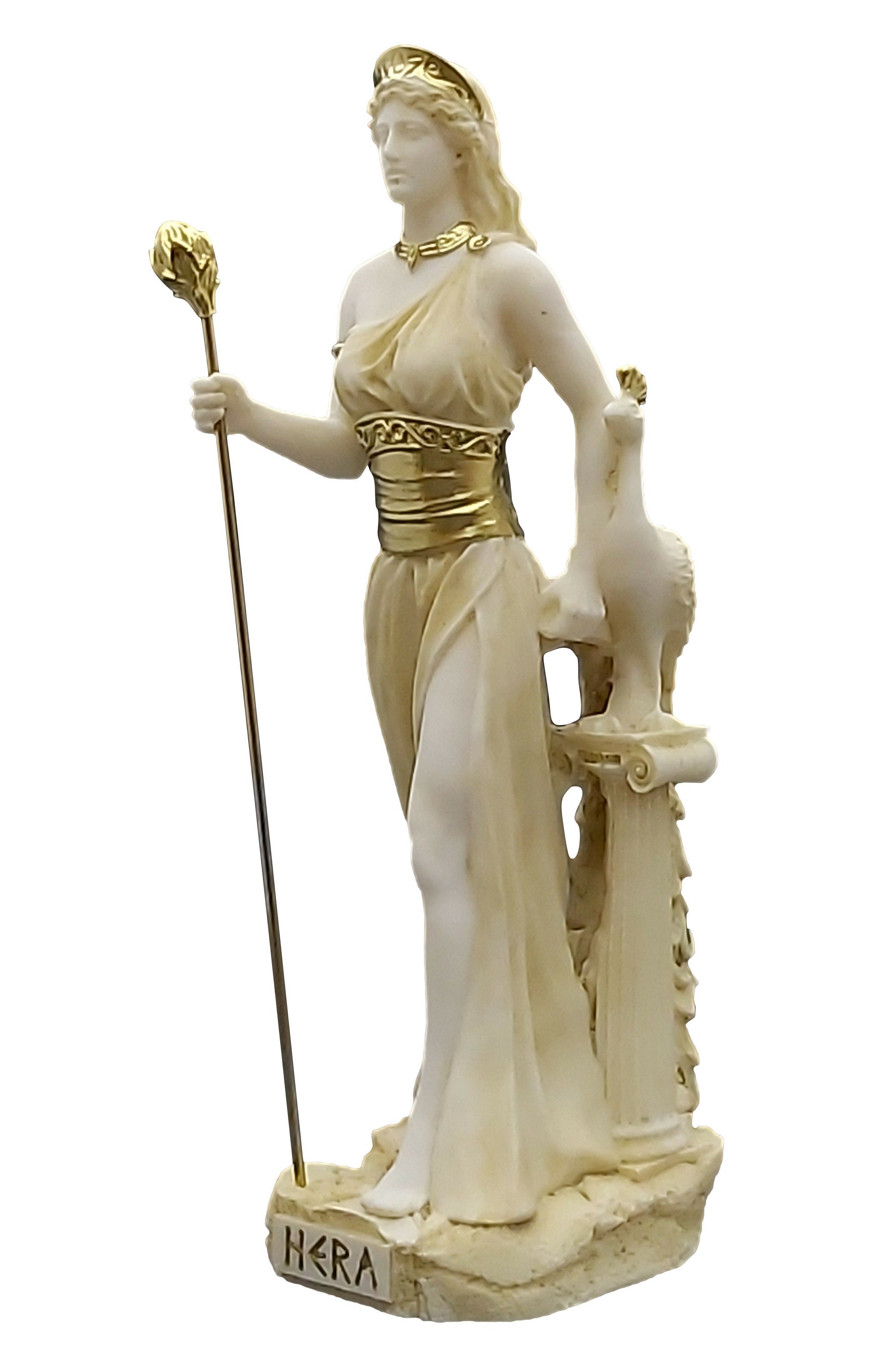 Hera Juno Greek Roman Goddess Queen of Gods Statue Sculpture Etsy
