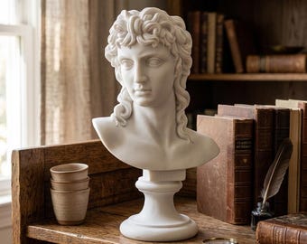 喜劇のミューズ大理石像、イタリア製ハンドメイド｜バチカン美術館所蔵