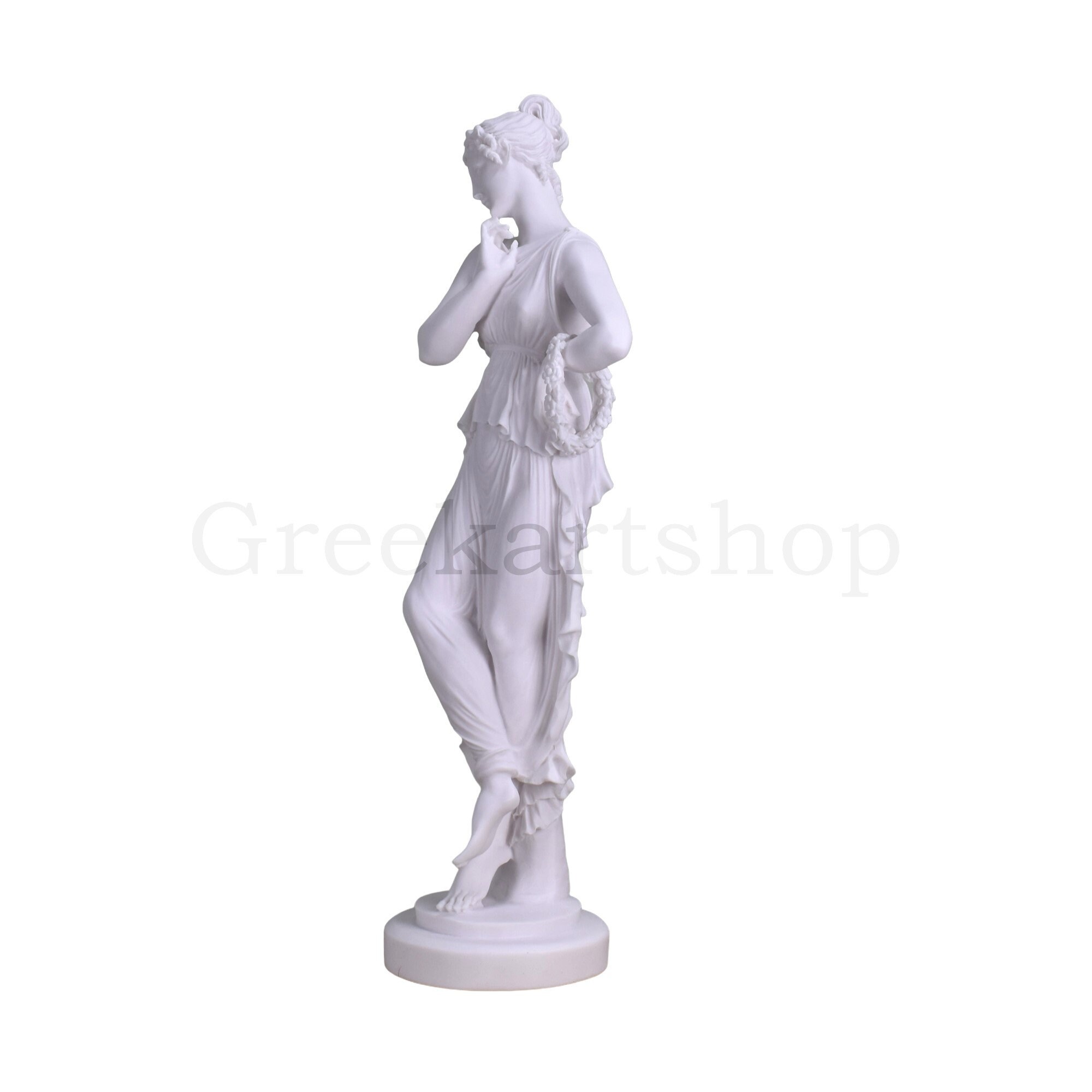 Antonio Canova Dancer Museum Copy – Large Cast Marble Sculpture, Handmade In Greece
