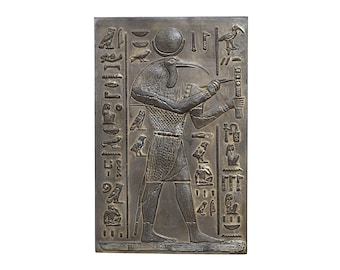 Hiéroglyphes de peintures murales égyptiennes antiques sur mur de