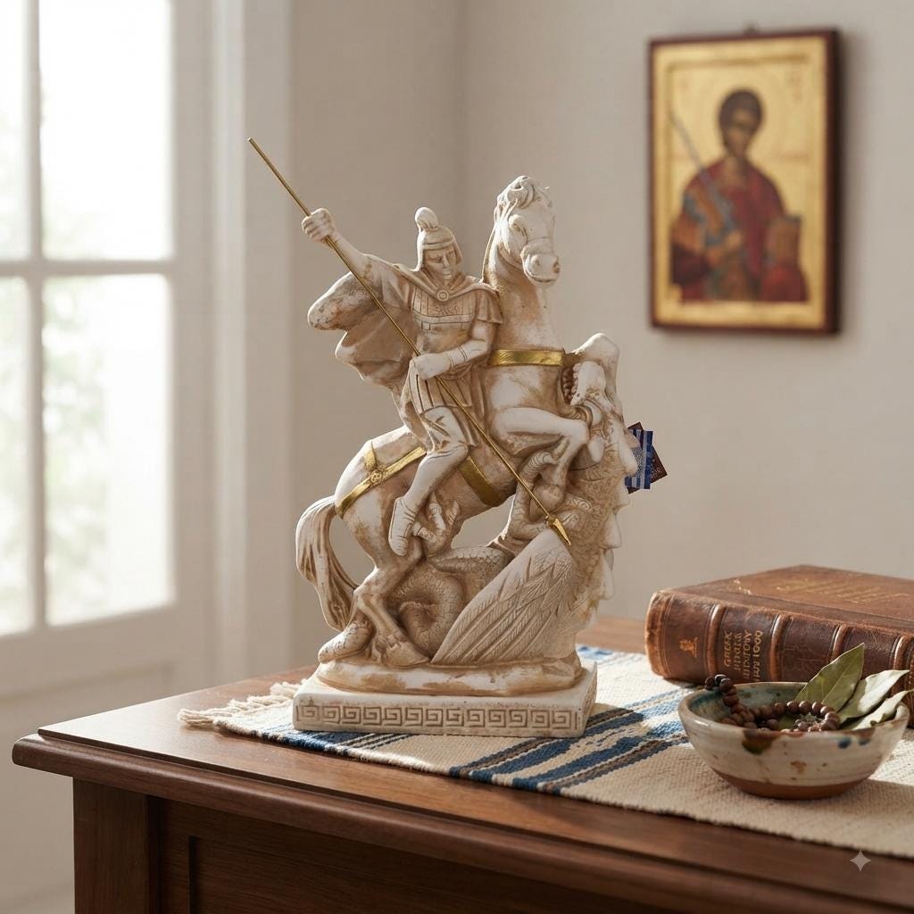 Saint george statue - Etsy 日本