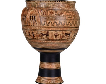 ディピュロン クラテル 葬祭用花瓶 幾何学模様の時代 古代ギリシャ陶器