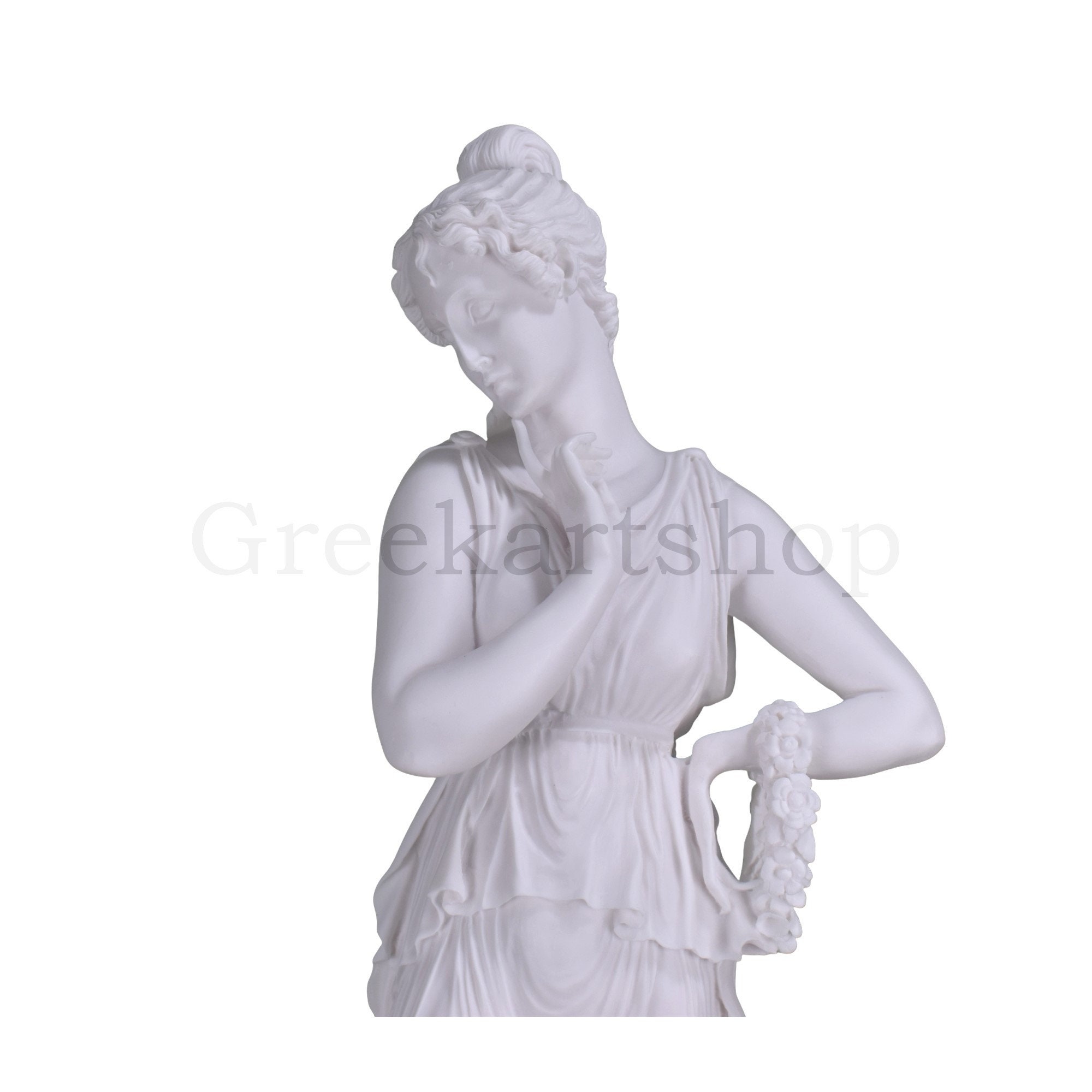 ダンサー カノヴァ ミュージアム 女性 ギリシャ風 大理石 彫刻 イタリア製