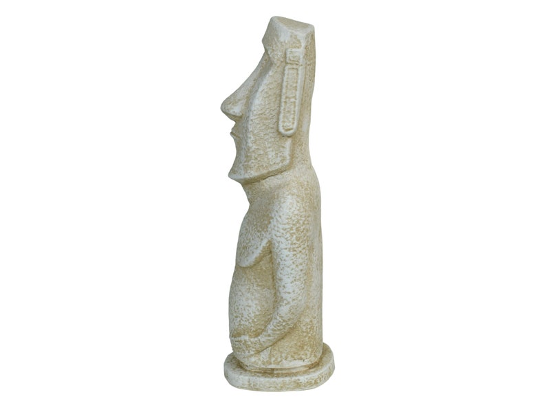 MOAI Sculpture Statue Figure Easter Island Hard Plaster - Etsy