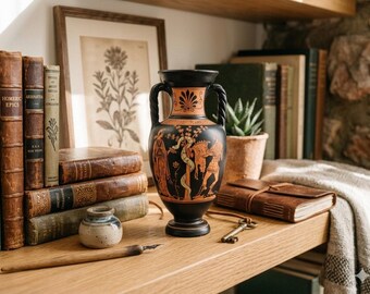 ジェイソンとメデイアの黄金の羊毛の花瓶 - 古代ギリシャの陶器