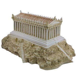Acropolis Parthenon Athens Temple Greek Cast Marble Sculpture Statue goddess Athena