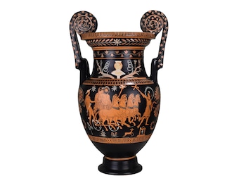 ハデスとペルセポネのクラテル花瓶 – 古代ギリシャの大型陶器、美術館