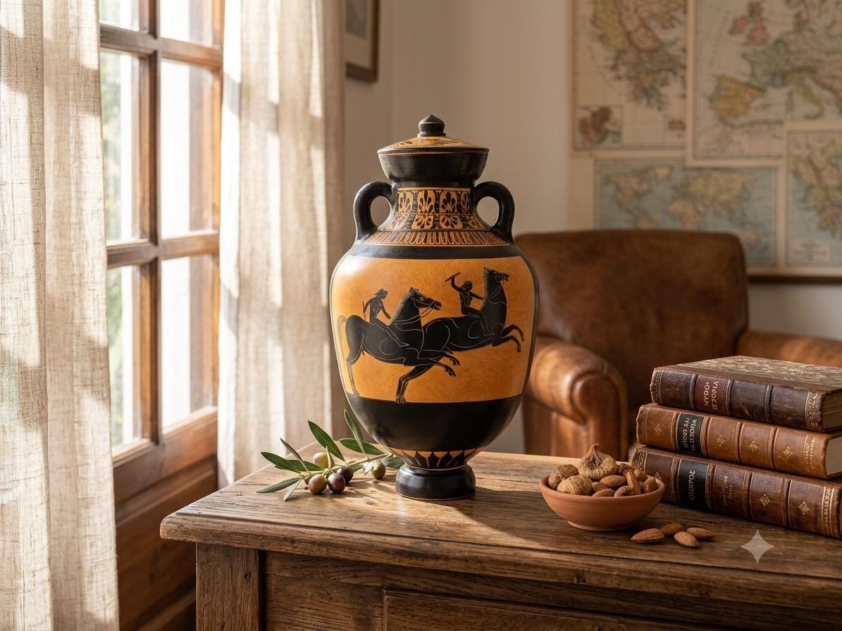 Greek Horse Ceramic - Etsy