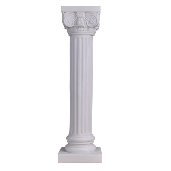 Ionische Ordnung Säule Säule Antike Griechisch Römische Architektur Skulptur Cast Marble