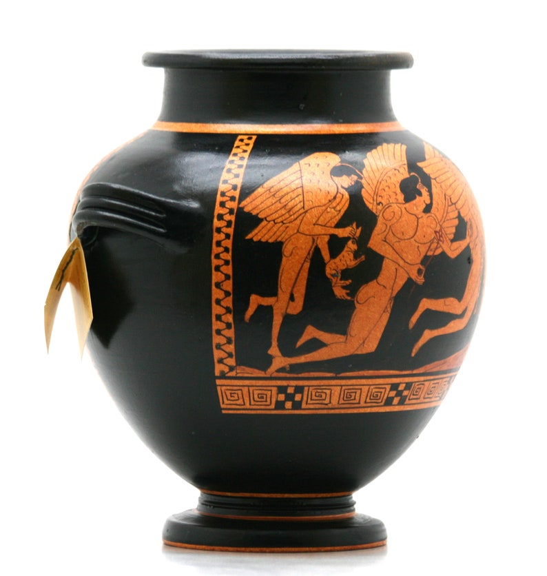 Odysseus & Sirens Stamnos Ancient Greek Ceramic Vase Pottery Etsy