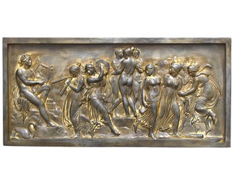 ギリシャの9人のミューズレリーフ - Etsy 日本